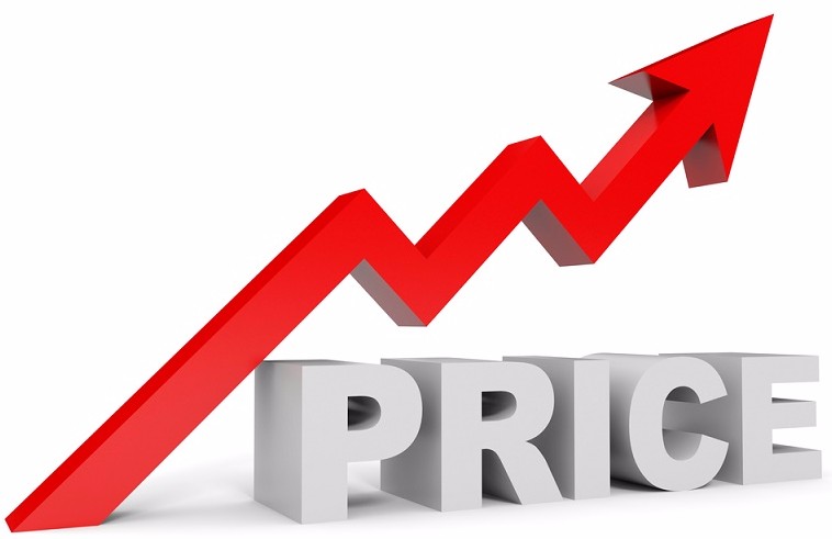 Prices going up