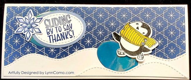 Winter Penguins Card ice