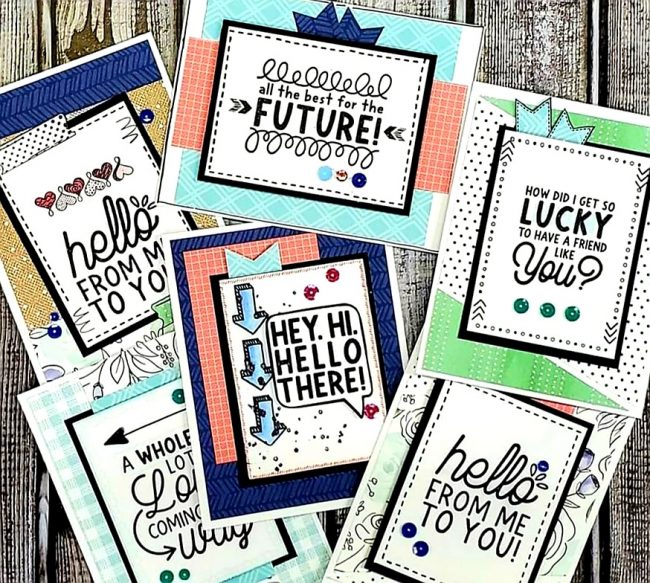 Hey Hi Hello Cards