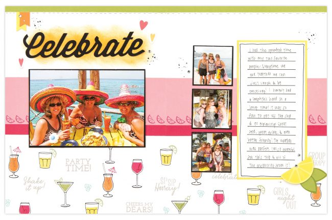 Cheers My Dears Layout