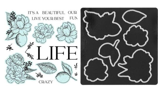 Isabella Scrapbooking Stamp Thin Cut