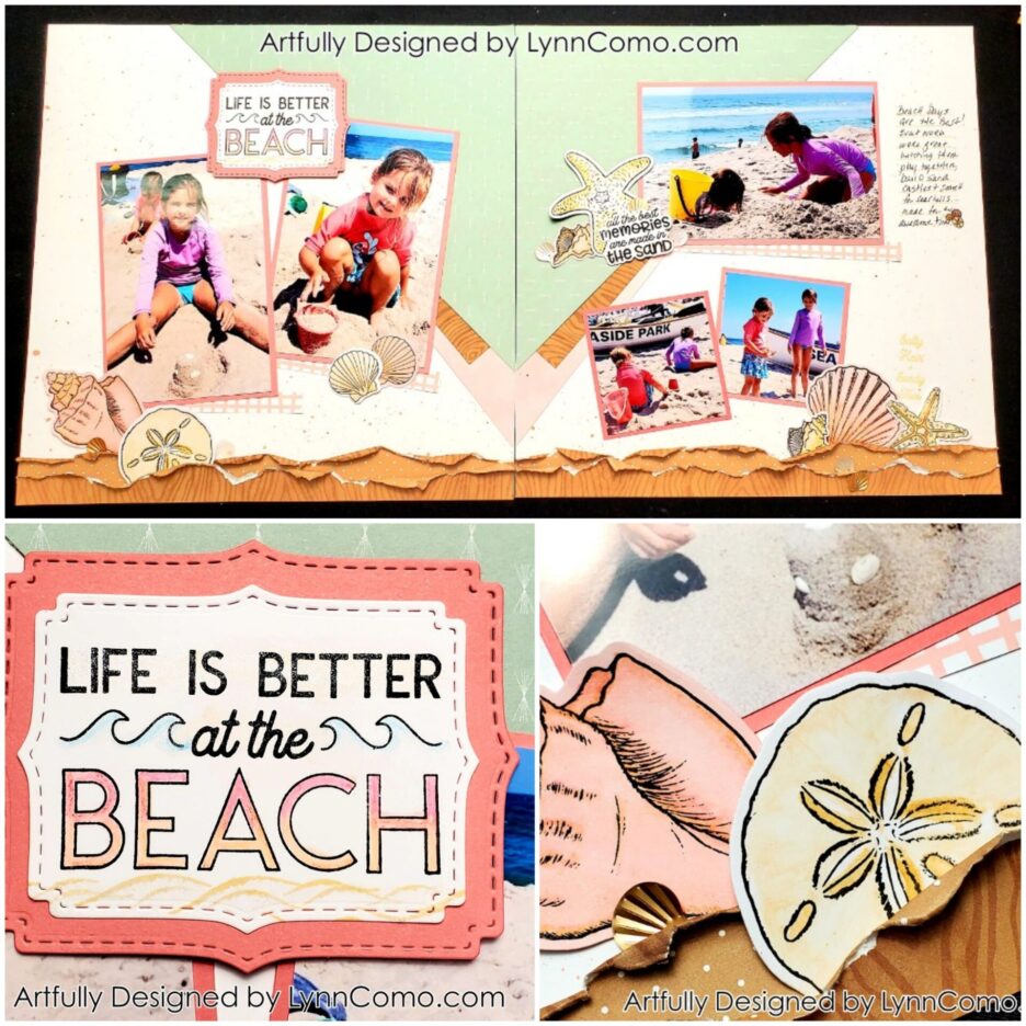 At the Beach Scrapbooking