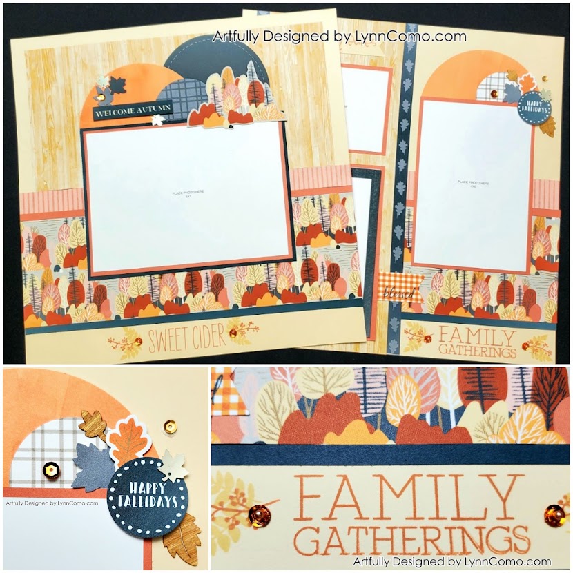 Pumpkin Spice Autumn leaves
