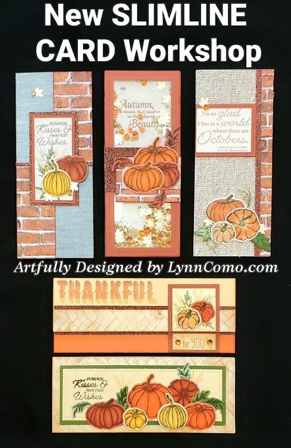 Autumn Slimline Cards