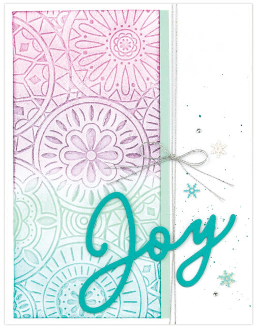 Kaleidoscope Embossing Folder