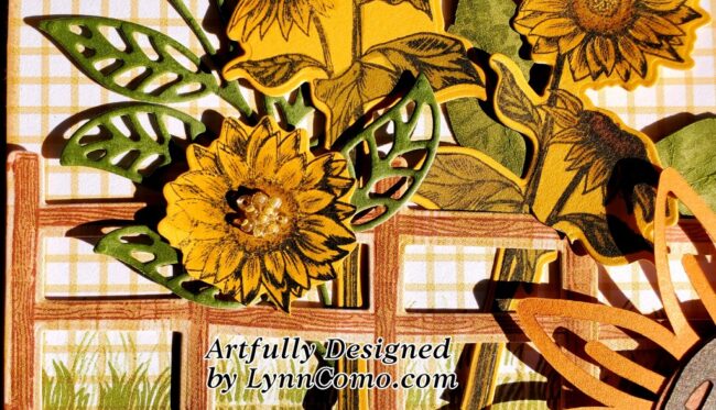 Gold Joyful Sunflowers