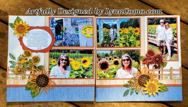 Joyful Sunflower Layout