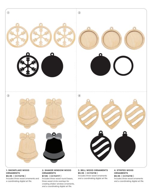 Wooden ornaments