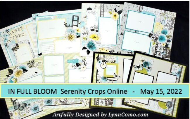 In full bloom kit of the month and Online Workshop