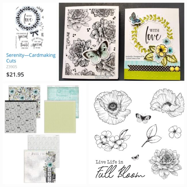 IN Full Bloom Scrap Cards 2