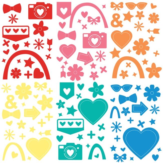 VIP Rainbow Shapes