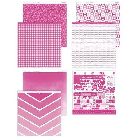 Wild Berry pattern paper