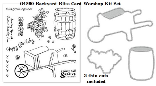 Backyard Bliss Card Kit stamps