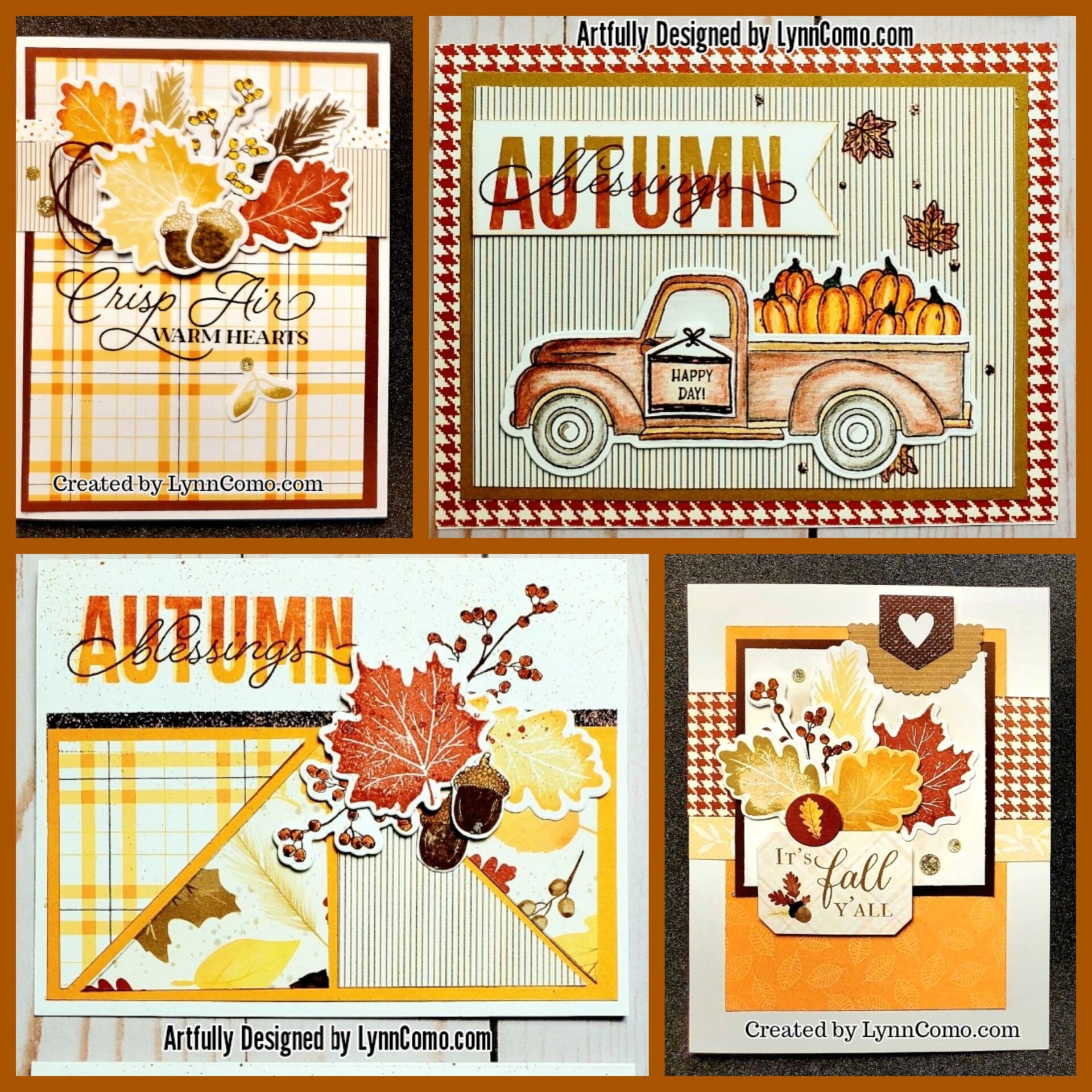 Four SEasons Autumn Cards