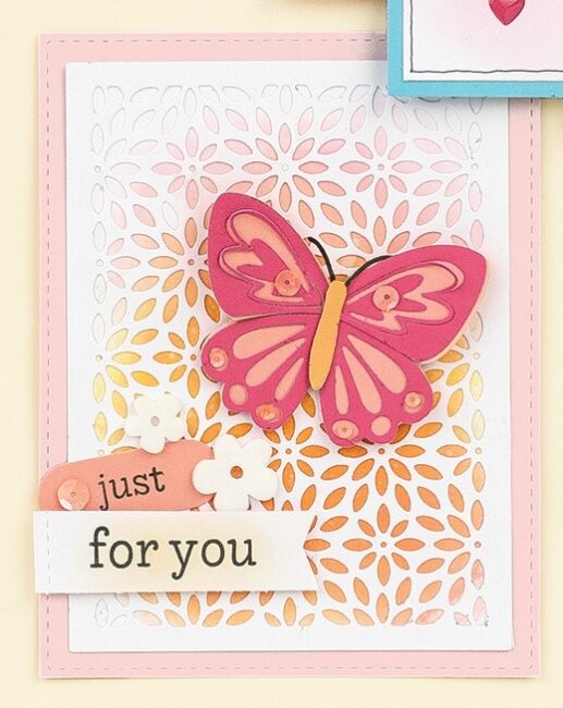 Melon and lace card