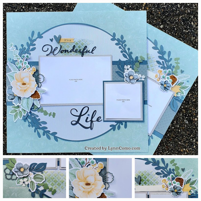 Cherish Scrapbook Kit Layout 2