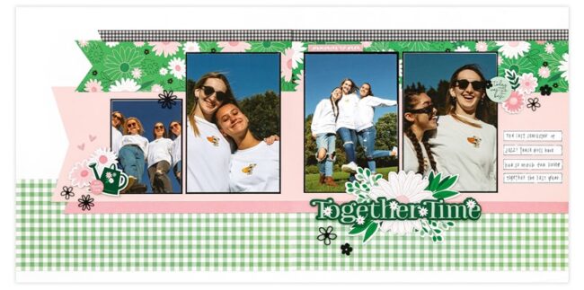 Daisy Daisy Scrapbook Project 1