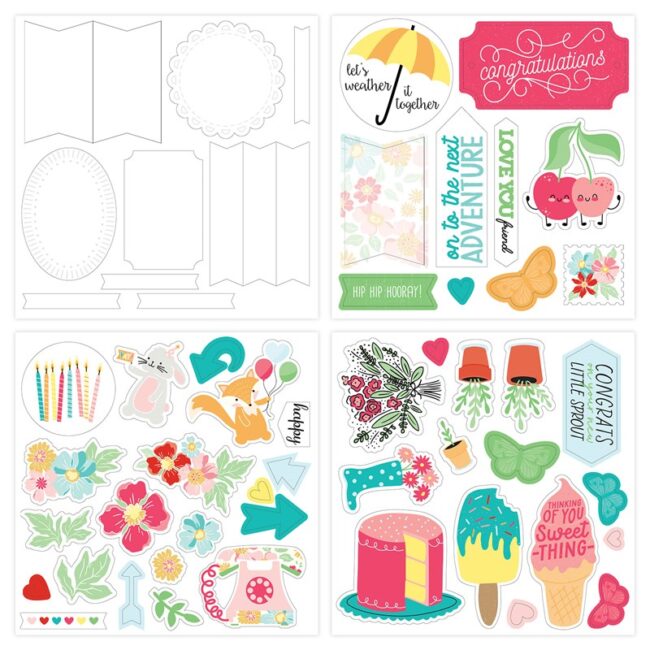 CC12319 It's the Little Things Cardmaking Stickers