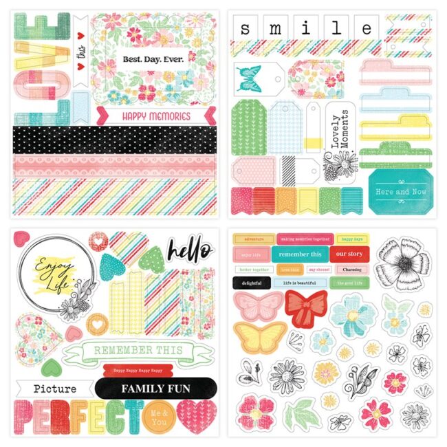 CC12318 It's the Little Things Scrapbooking Stickers