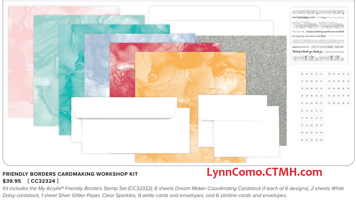 CC32324 Friendy Borders Cards