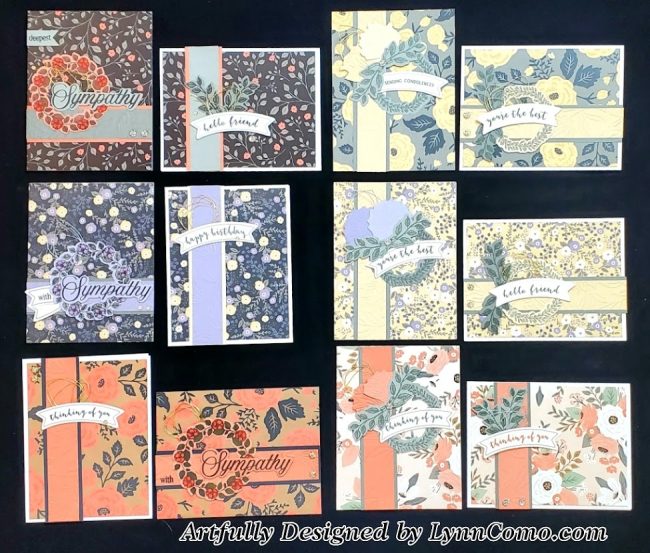 VIP103 Flower Box Cards Heartfelt Wreath