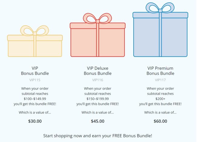 VIP Bonus Bundles