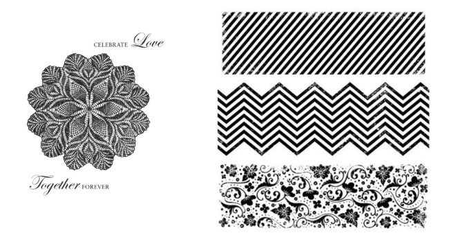 Doily & In the Background Stamp Sets