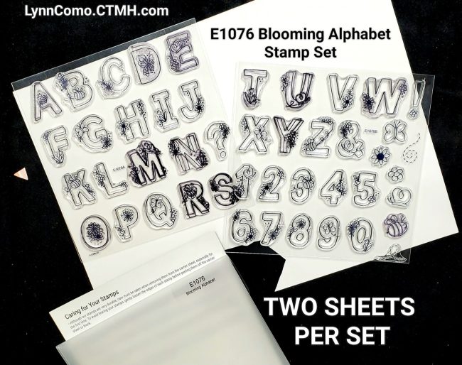 E1076 Blooming Alphabet Set