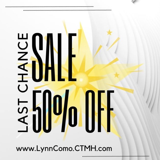 Last Chance Sale 50% off