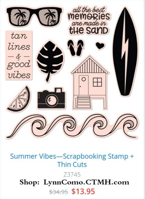 Z3745 Summer Vibes Scrapbooking