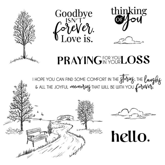 S2308 Goodbye Isn't Forever Stamp of the Month