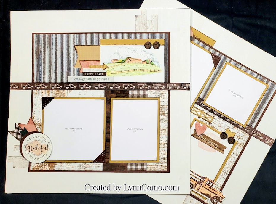 The Good Life Scrapbook Pgs 1 and 2