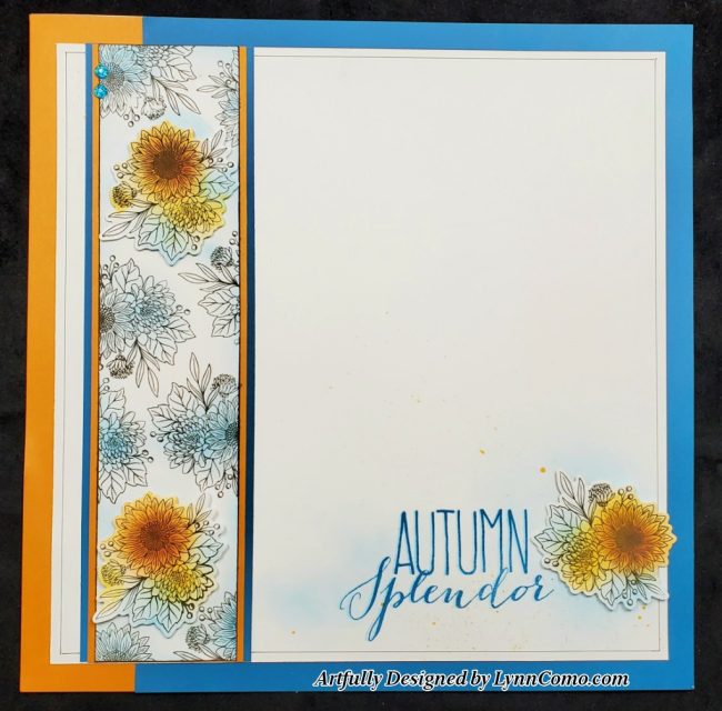 Autumn Splendor Scrapbook page