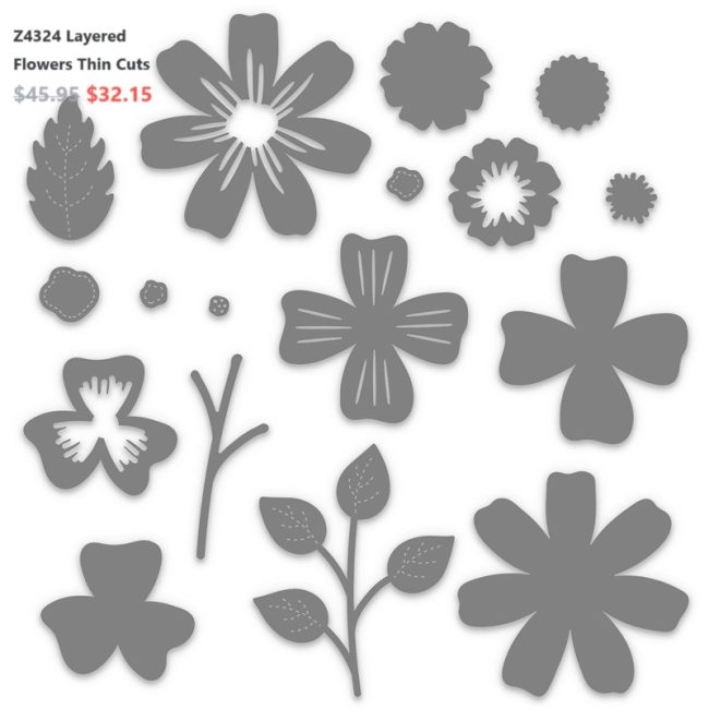 Z4324 Layered Flowers